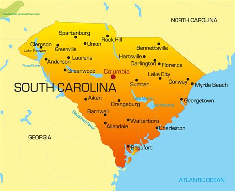 State of south carolina map - Discover South Carolina’s rich, artistic history and community. History Trace the history of South Carolina as a state and locate historical sites throughout the state. 